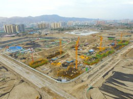 蘭州恒大山水城項目D、E地塊土石方工程施工